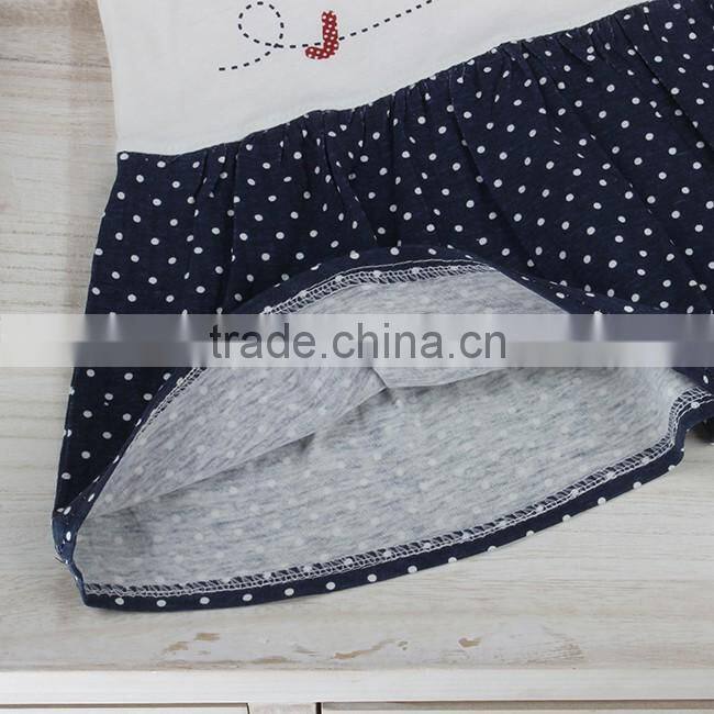 2016 child wholesale summer cotton baby dress for girl