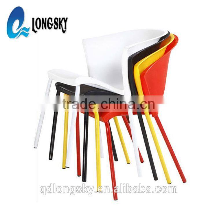 LS-4019 cheap outdoor indoor garden all colour available dining pp polypropylene plastic chair