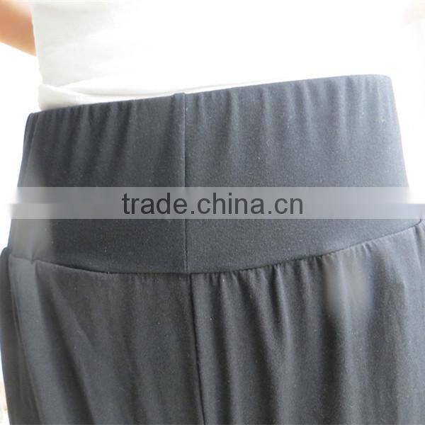 women ruffle pants solid color pants women Yoga pants YW-076