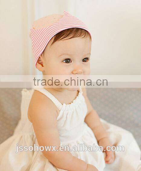 star printed fancy baby hat, soft touch 100% cotton baby hat, star baby hat