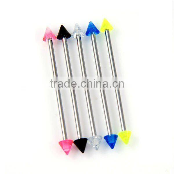 New Hot styles goblet industrial tongue barbell