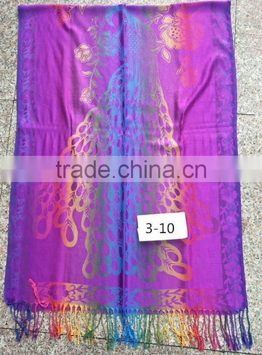 2017 Pashmina Scarf Ombre Rainbow Scarf Spring Fall Winter Scarf