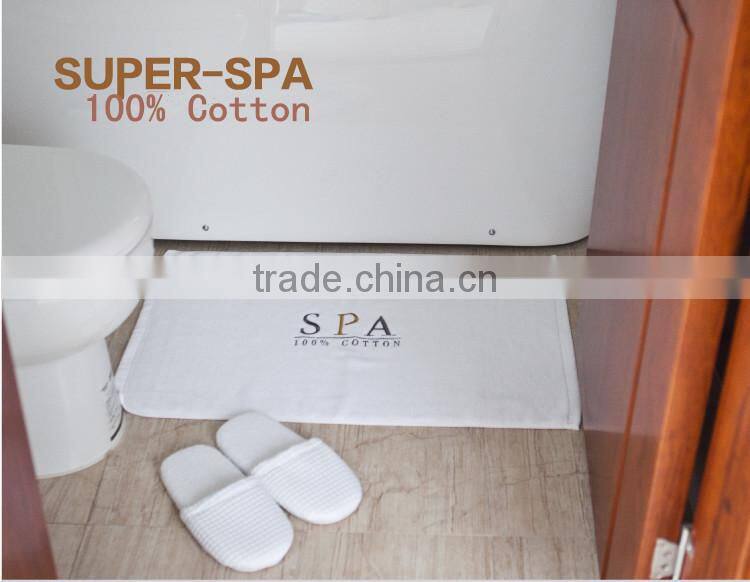 100% Cotton terry towel bathmat bath mat manufacturer