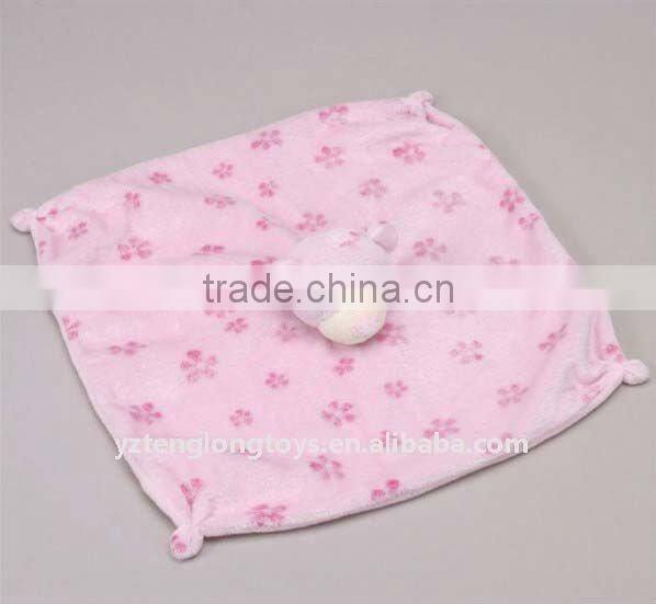 Stuffed Blue Elephant Blanket 12 Inch Plush Spotties