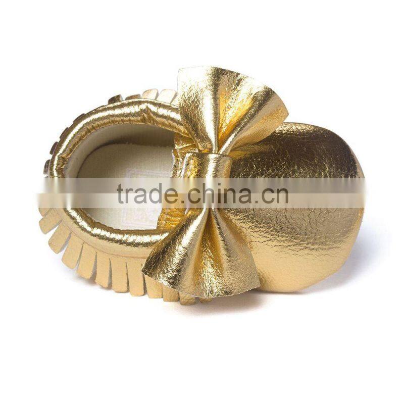 Foreign trade bow soft bottom shoes 5107 baby shoes and tassels