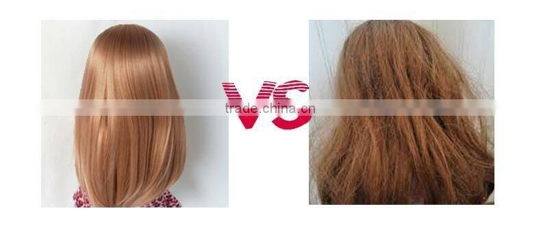 Custom doll mohair weft hair wigs for sale