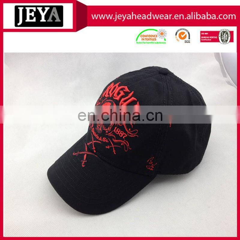 New custom cotton baseball caps and sport hats with hook and loop fastener