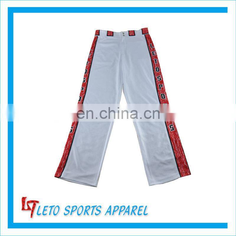 Customized Polyester Relaxed Fit Youth Baseball Pants,New Style cheap baseball trousers ,Breathable Unisex Uniforms Sweatpants