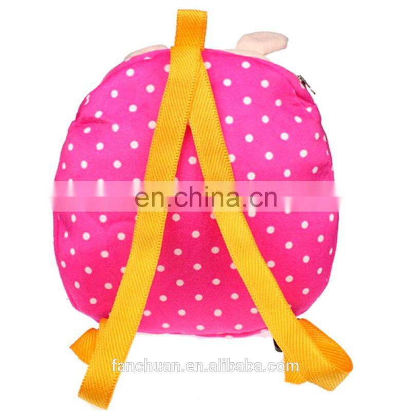 Yellow color Kids Favorite Toys Stuffed Rabbit Backpack