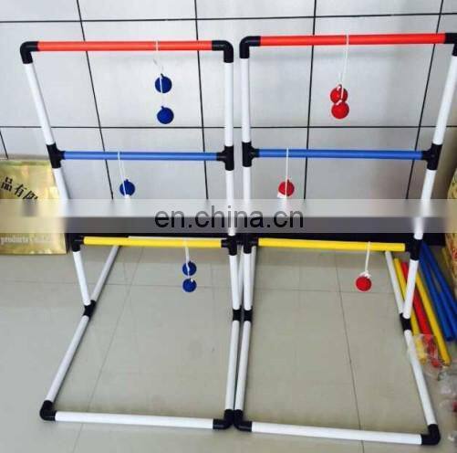 Adult and Kids Toy for fun Premium Ladder Toss Game with 6 Bolos and Carrying Case
