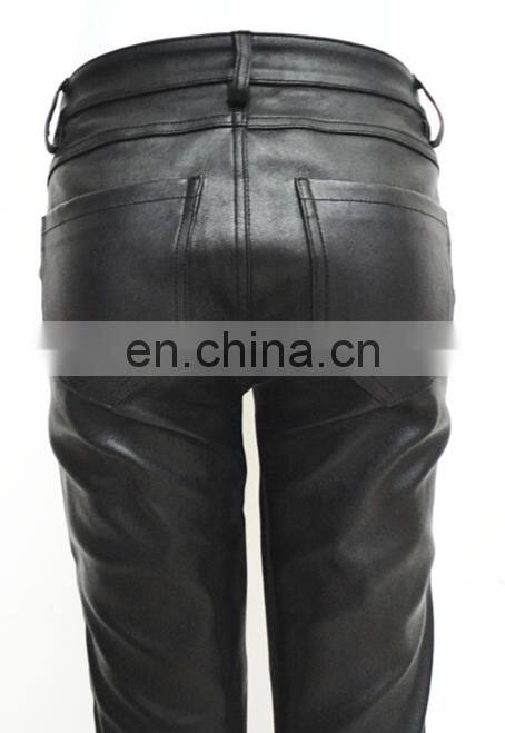 wholesale stretch leggings stretch lamb leather pants stretch pants for ladies