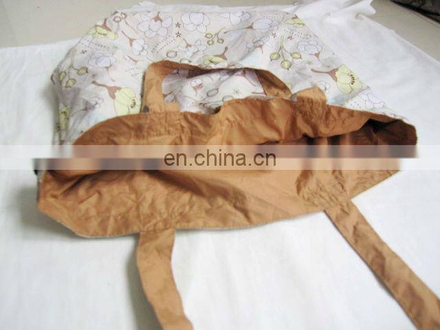 Wholesale white canvas shopping bag cartoon printing non-woven handed lift bag
