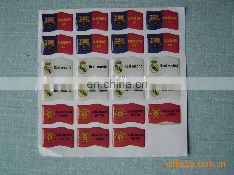 New Arrival high quality promotional handmade epoxy stickers