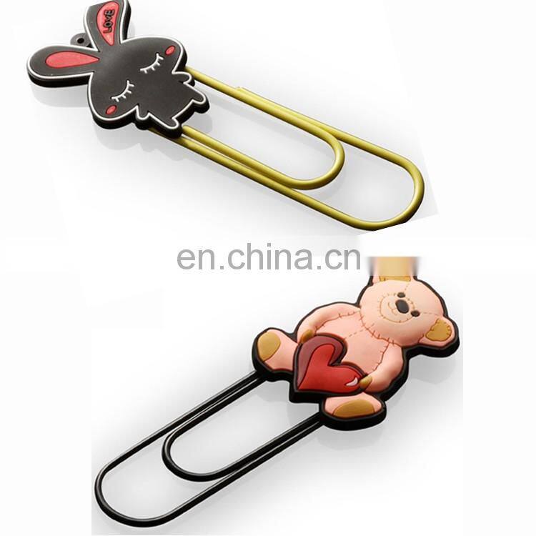 Metal wooden korean bookmark clip