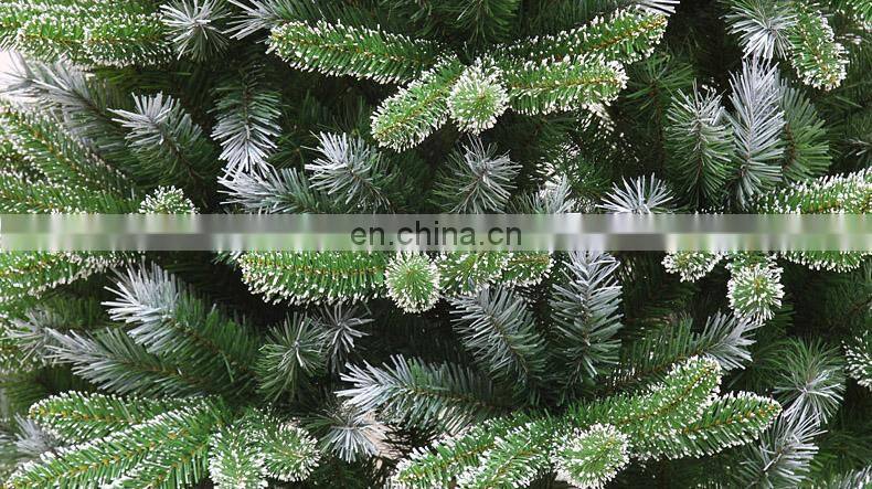 Snowy artificial christmas trees giant 2.1 meter PVC christmas tree decorations Shopping Mall School Home Outside