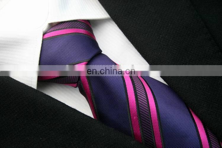 Men's Fashion Striped Skinny Ties Men Business Polyester Slim Necktie Custom High Quality Brand Factory Neck Tie Cheap Price