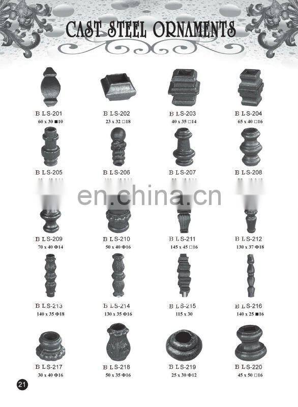 4130-weldable ornamental cast steel flowers producer hebei china