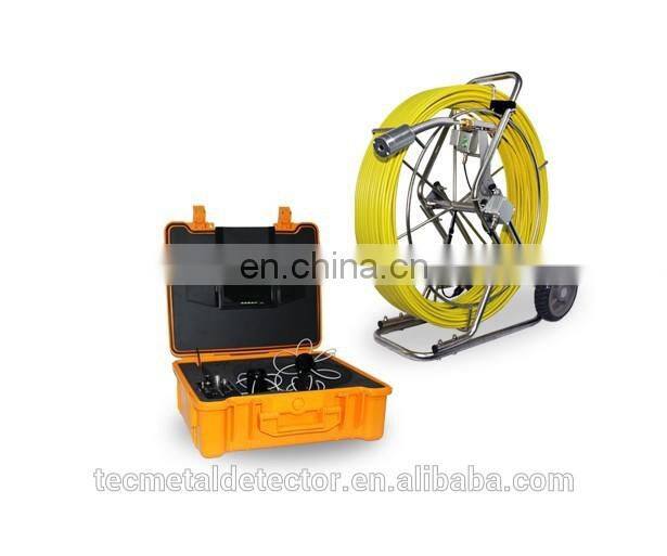 7" LCD screen video sewer pipe inspection camera with keyboard and metre counter TEC-Z712DN