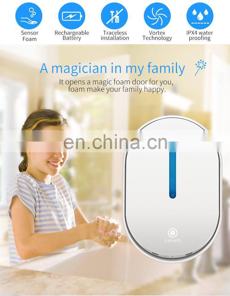 ABS plastic sensor foam soap dispenser infrared