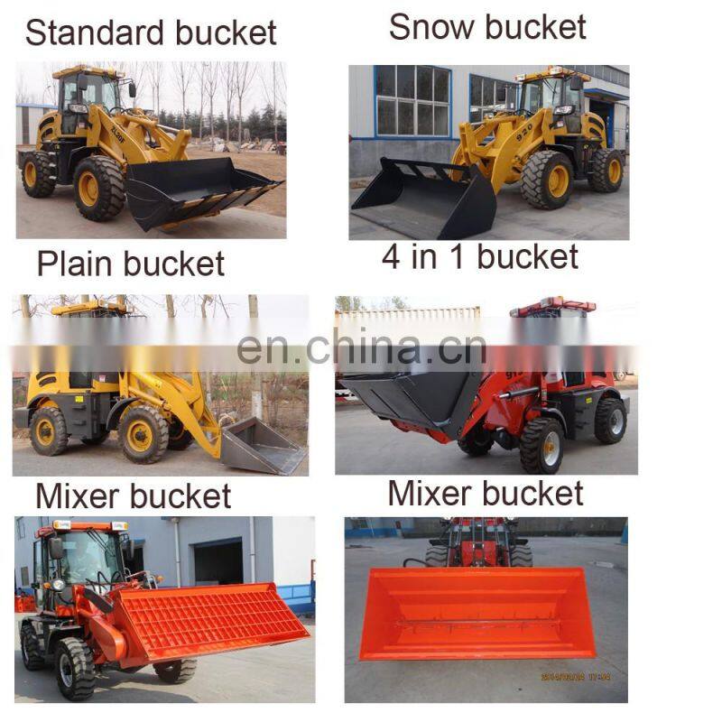 2ton front end wheel loader with cheap price