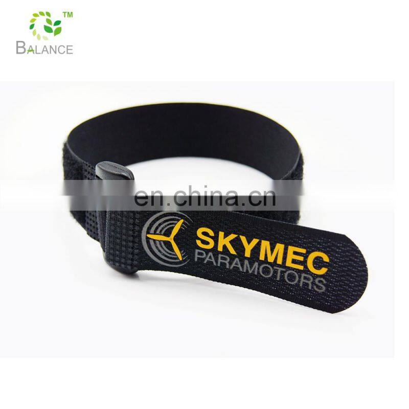 new product nylon straps with plastic buckle  hook and loop fastener strap tie 25mm customize size