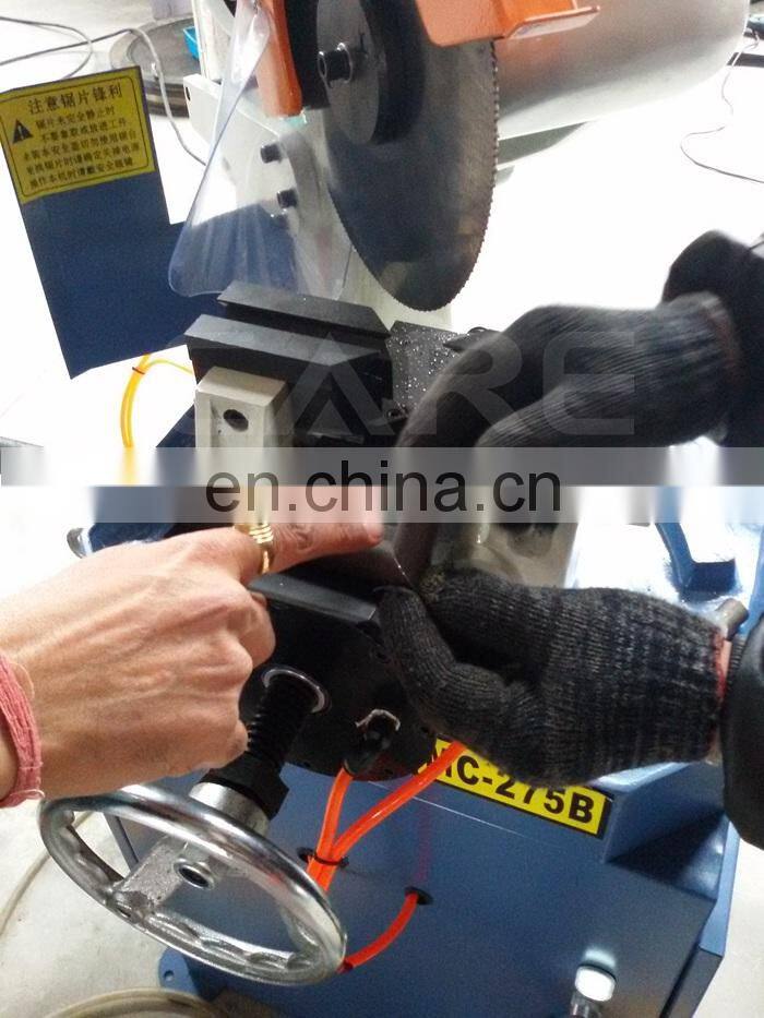 MC-275B High speed pneumatic stainless steel square tube cutting machine/hs code pipe cutting machines