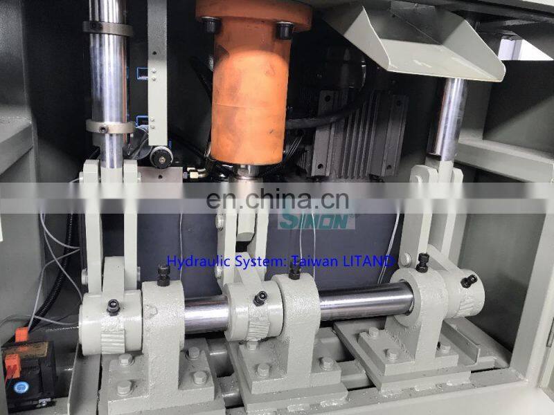Aluminium Door Window Frame Double Column Hydraulic Punching Machine