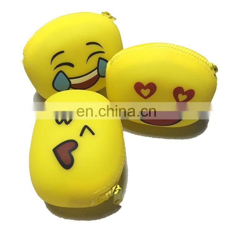 Wholesale Girls Key Wallet Pouch Promotional Fashion Custom Roum Mini Silicone Coin Purse