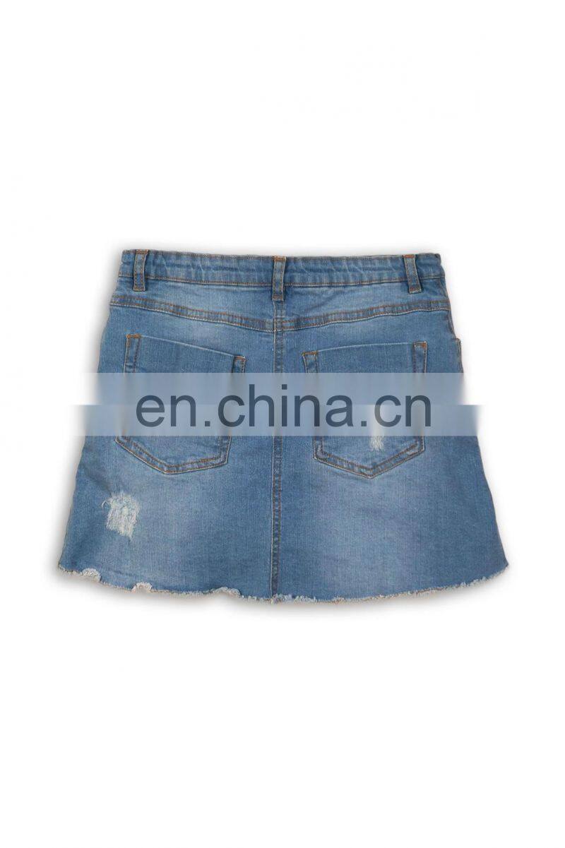 DiZNEW Custom no brand vintage children denim jeans skirt