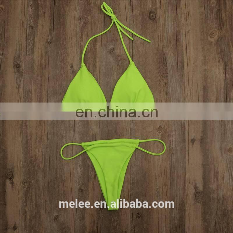 RTS Custom Sexy Women Micro Mayo Maillot De Bain Sexi Hot Women Fashion Show Extreme Mini Swimwear Bikini