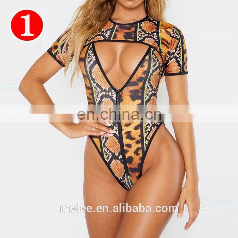 RST 2pc 3Pieces Long Sleeve Cover Up Bathing Suit bikinis 2020 women leopard swimwear beachwear swimwear