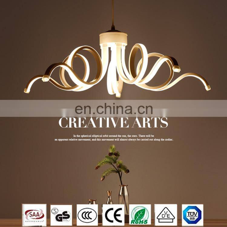 Postmodern creative art led restaurant chandelier personalized living room bedroom lighting