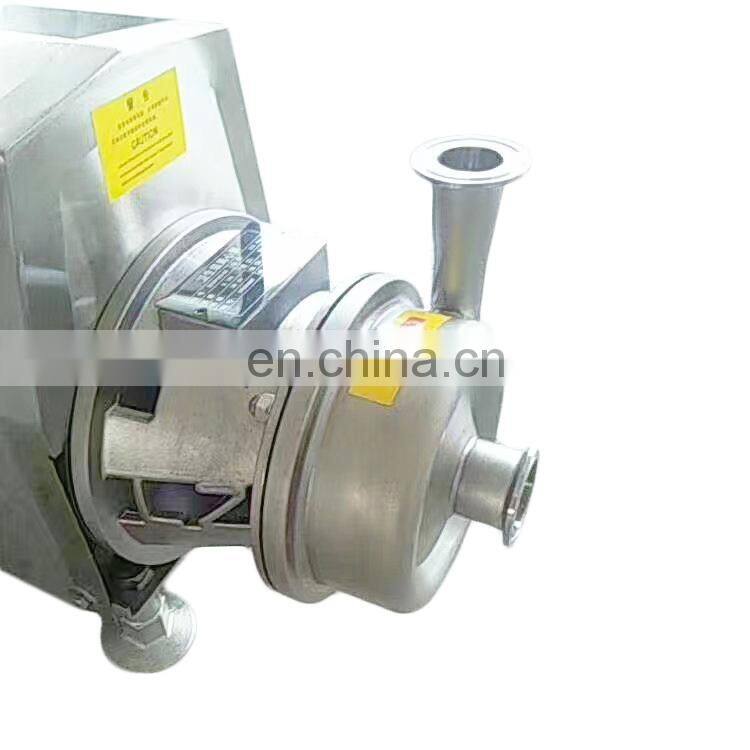 Sanitary open impeller centrifugal pump hot water pump