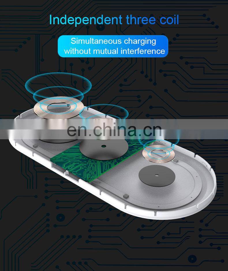 IBD 2019 Hot sale fast charging wireless charger 2 in 1 cable watch charger for iwatch charger for Apple watch for iPhone