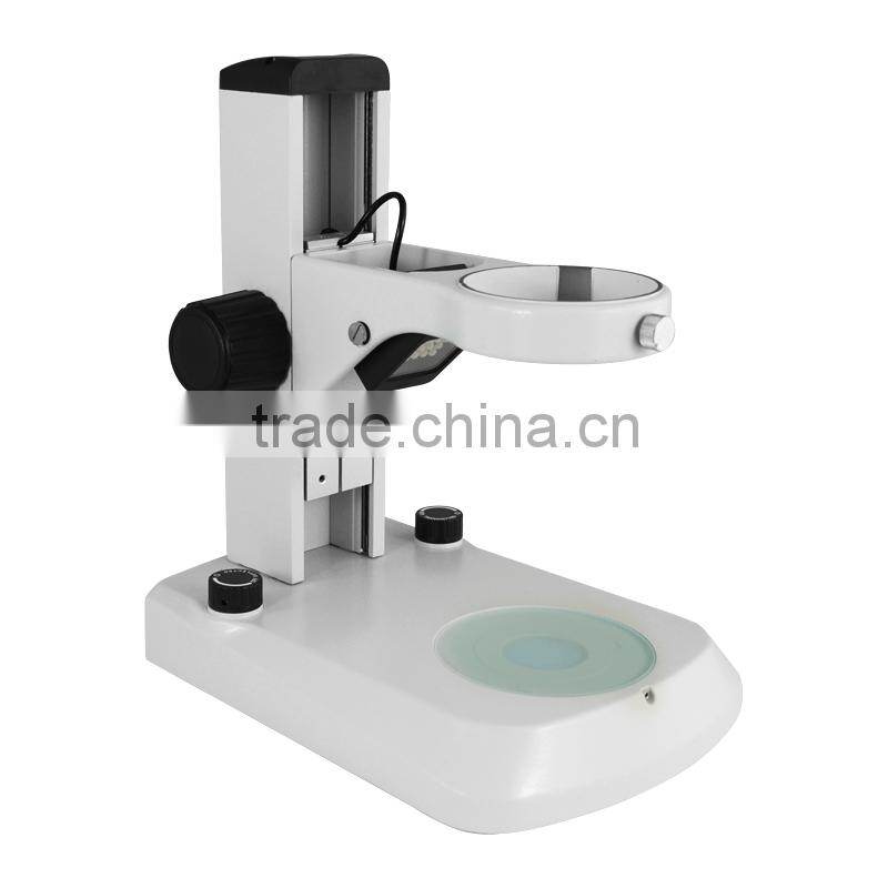 ZJ-640 76mm LED Dual Illuminated Light Microscope Track Stand