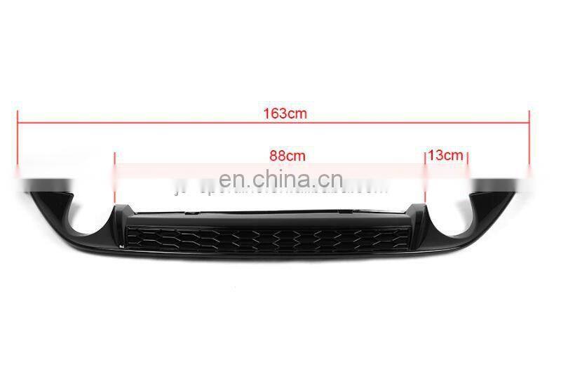 2014 ABS Rear Diffuser For VW Volkswagen Golf 7 VII MK7 GTI