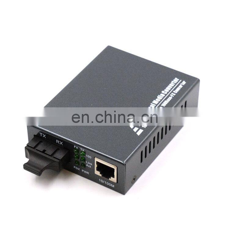 fiber optic media converter rj45 sc connector communication
