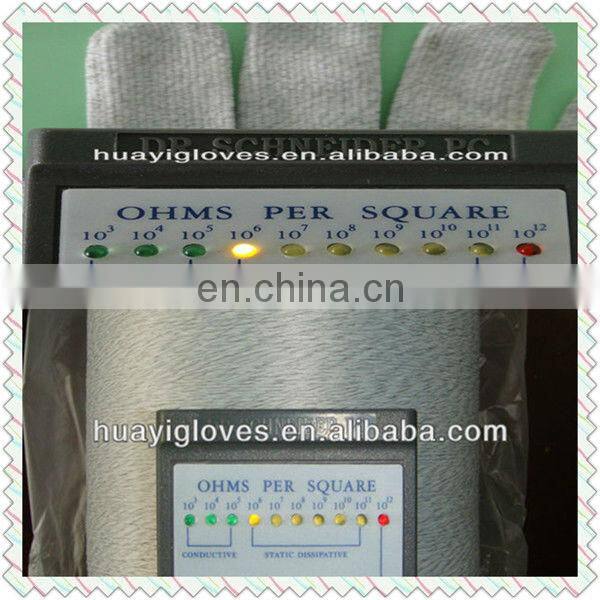Antistatic ESD TOP Fit Fabric Nylon Gloves Fingertip Coating Glove