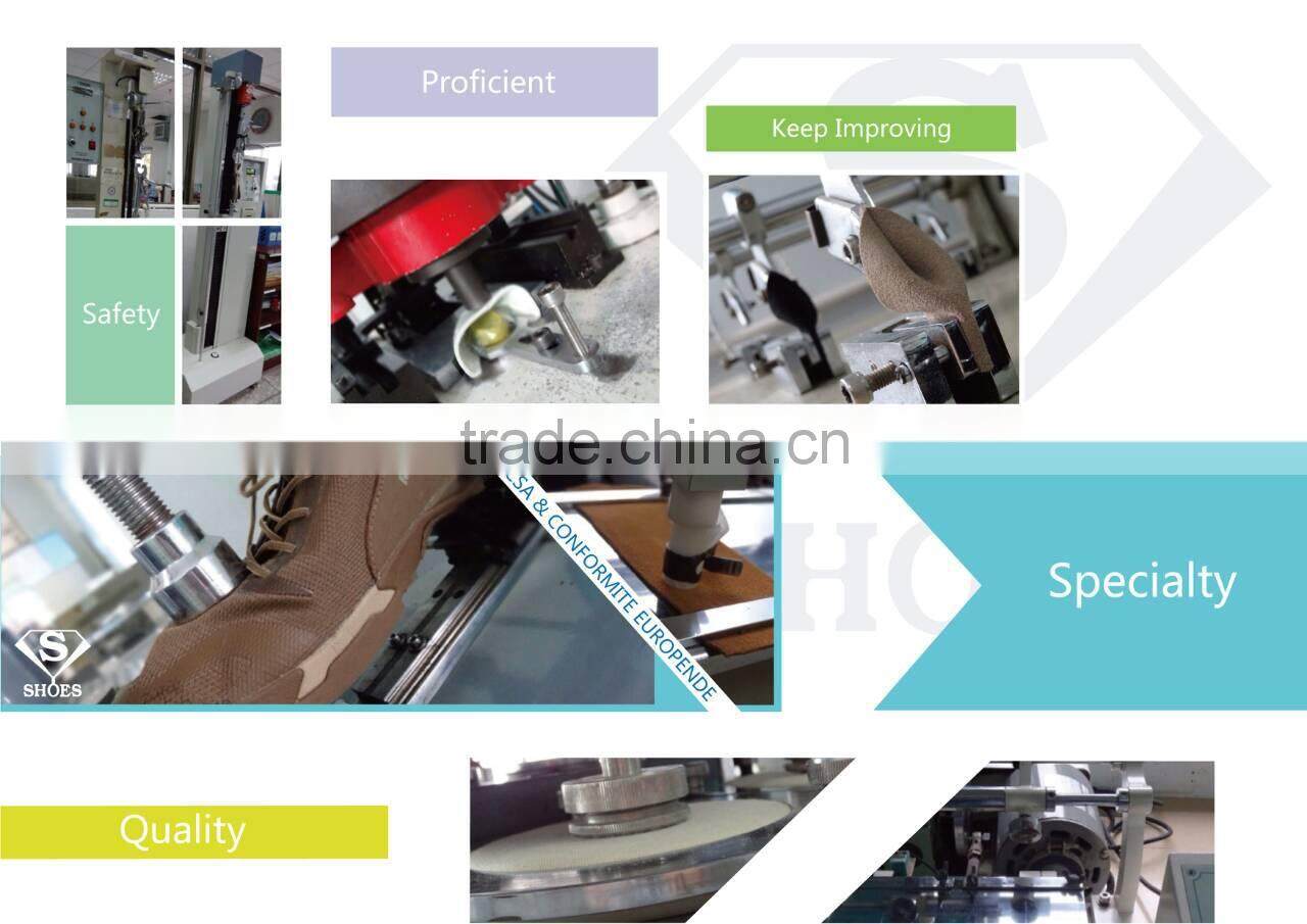 2014 CSA approve certificate Men Steel toe and plate Hiking Boots Style Athletic Safety Shoes