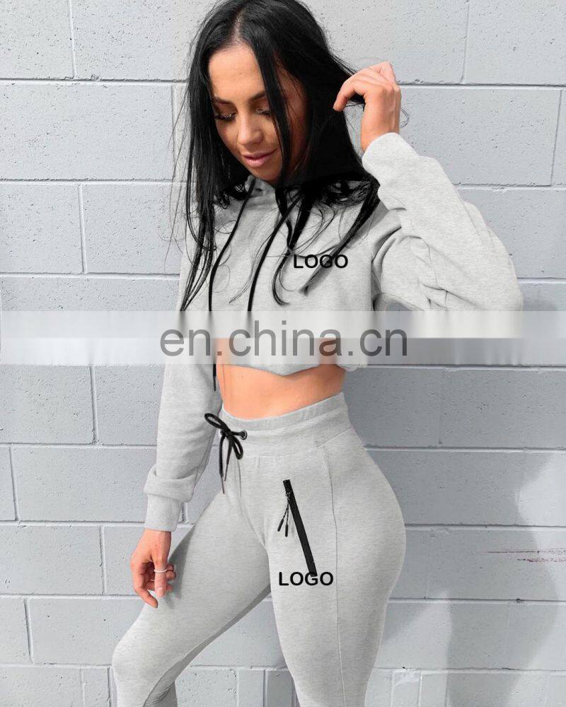 Custom Ladies Sportswear Women Pants Fitness Joggers Women Casual Zip Up Women Joggers