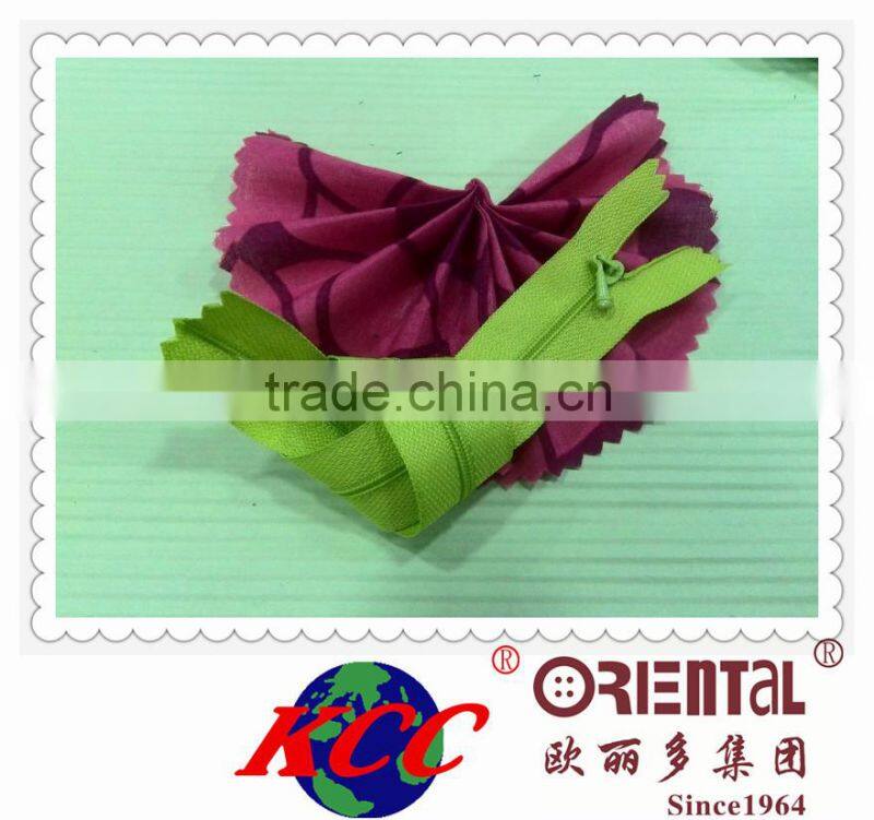 3# fabric tape nylon zipper KCC zipper