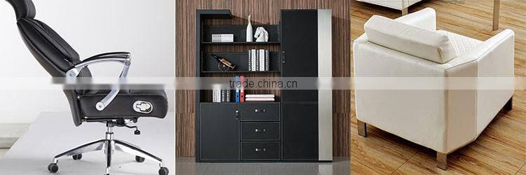 Top oil wax leather 1+1+3 executive office sofa