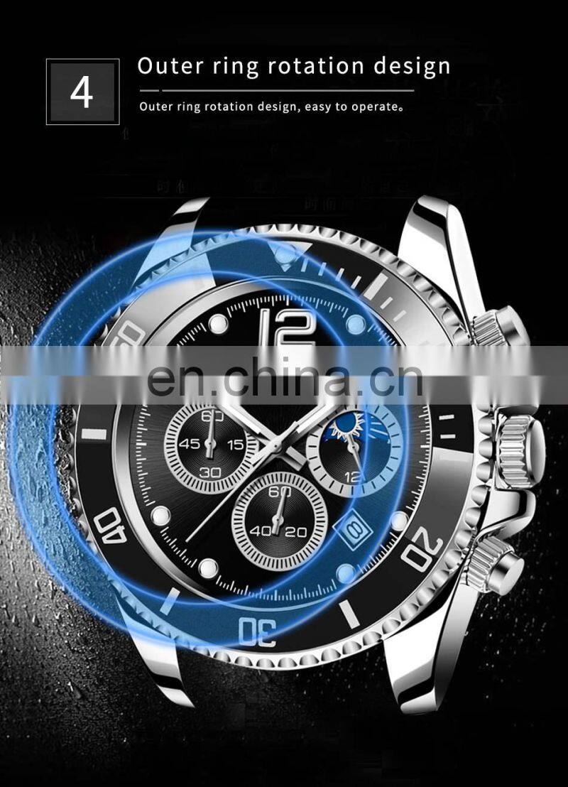 LIGE 8924 Quartz Watch For Men Sport Diver luxury men watch waterproof Date Clocks watches men