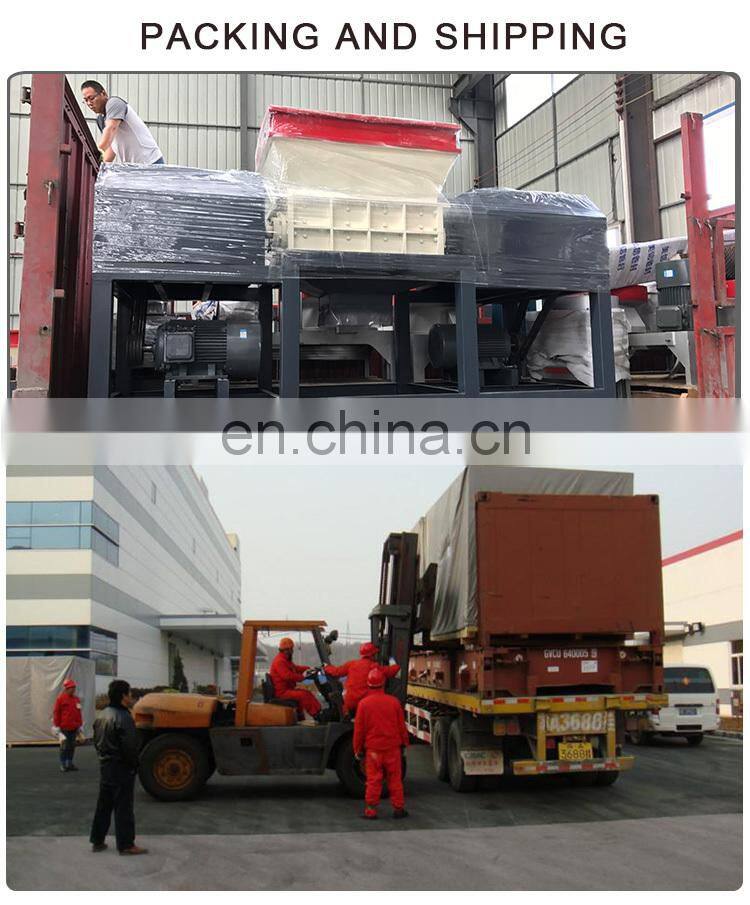 Shredder Plastic Machinery Crusher Professional Tyre Crusher Plastic Shredding Machine Single Shaft Shredder