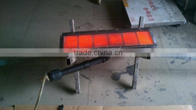 Infrared honeycomb ceramic plate for burner