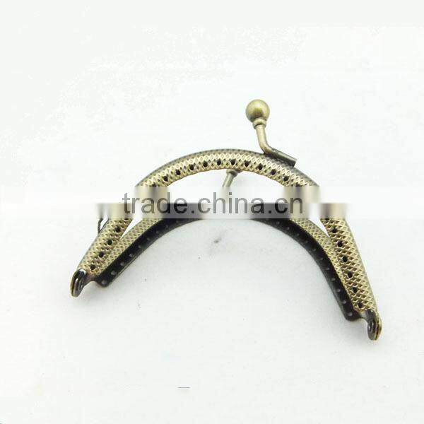 China manufacturer cheap bronze DIY sewing coin purse frames purse lock