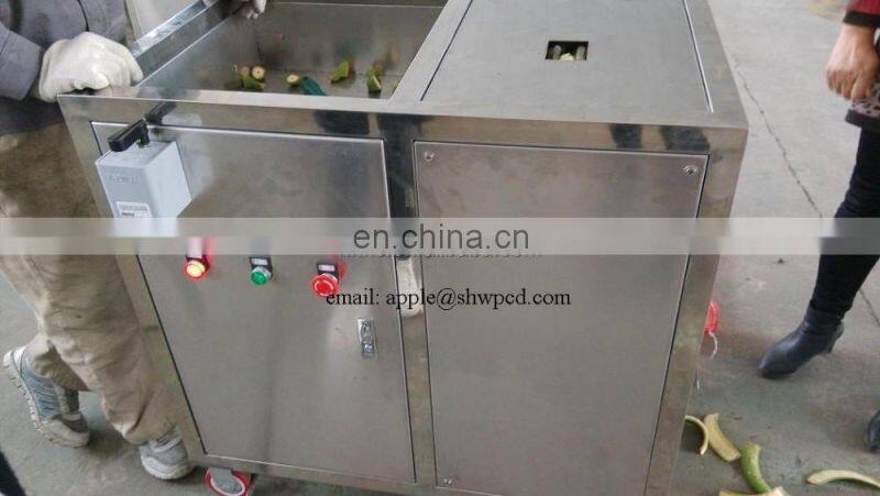 factory supply stainless steel green banana peeling machine/banana peeling machine/plantain peeler machine