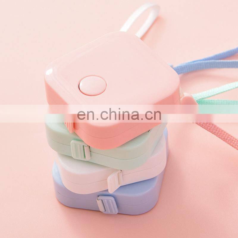 Custom logo Portable Tape Measure Retractable Ruler Children Height Ruler Centimeter Inch Roll Tape Sewing Tools