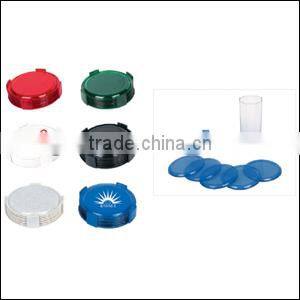 Popular blank ceramic cork coaster