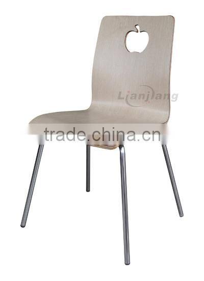 Fashion cheap bending plywood chair